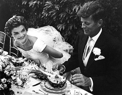 Jackie O and JFK Wedding